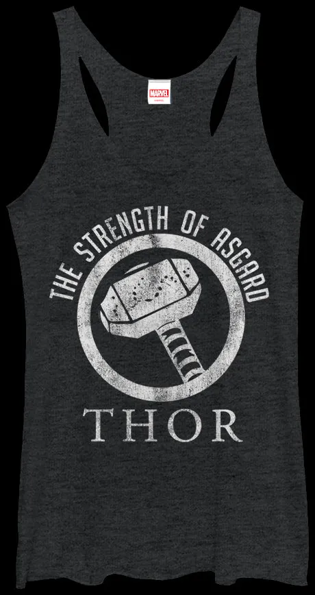 Ladies Strength of Asgard Thor Tank Top