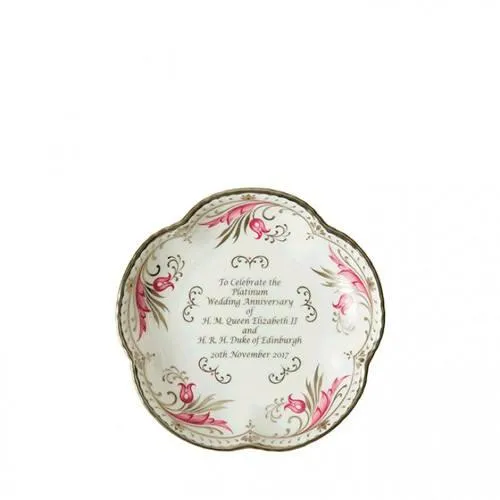 Limited Edition Collection Queen's Platinum Wedding Anniversary - Five Petal Tray