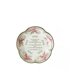 Limited Edition Collection Queen's Platinum Wedding Anniversary - Five Petal Tray