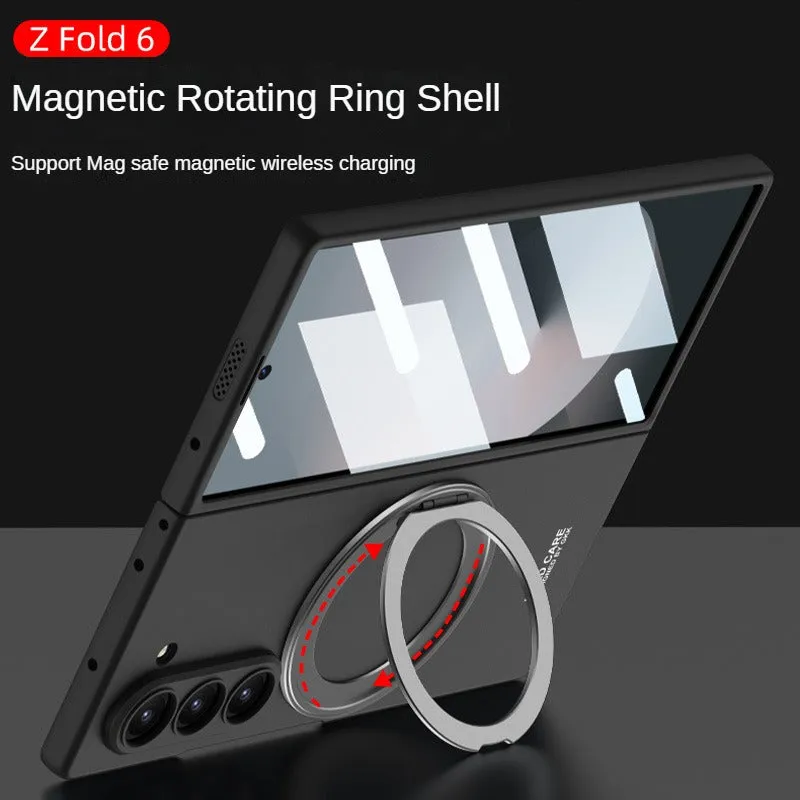 Magnetic Attraction Rotating Bracket Phone Case For Samsung ZFold6