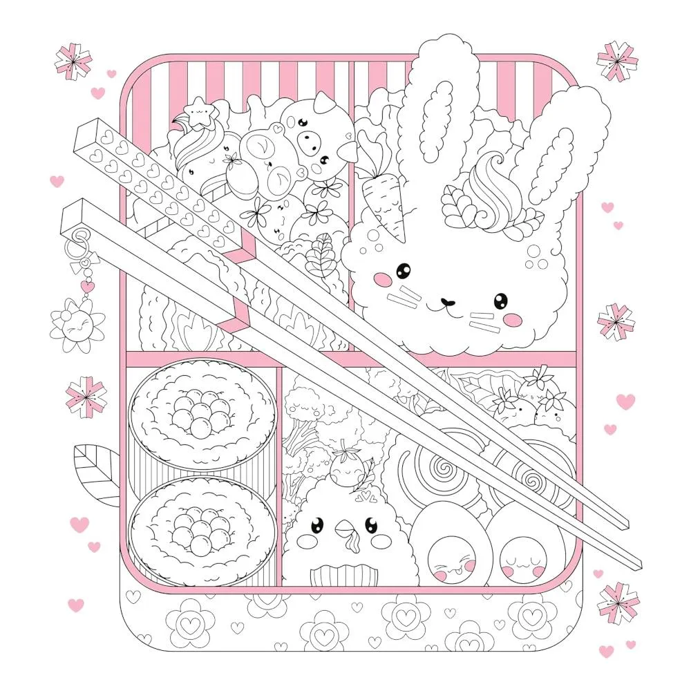 Manga Sparkle: Kawaii Colouring Book by K. Camero