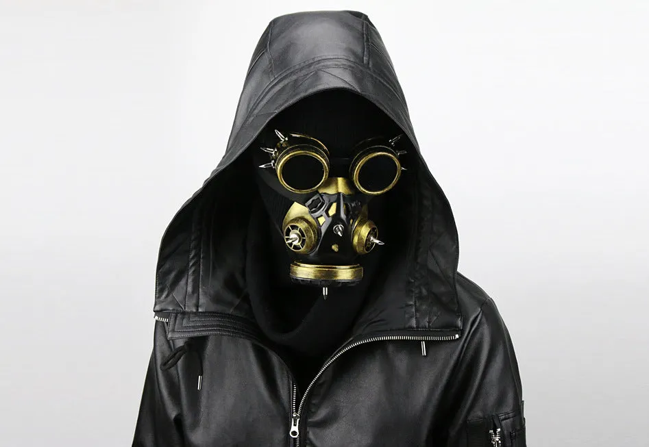 Master Steampunk Goggles Glasses Gas Mask Cosplay Props Halloween Mask