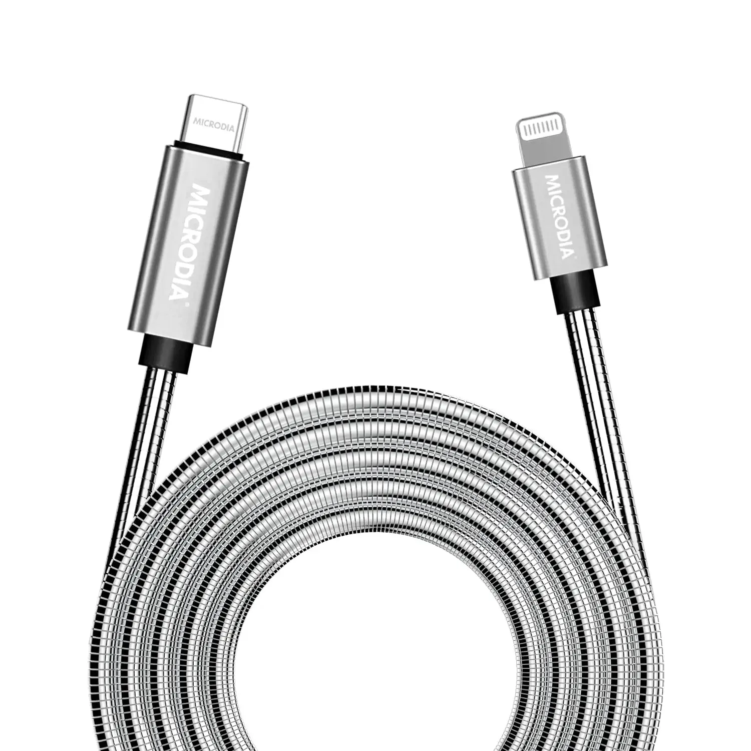 MICRODIA ExeCable™ Steel PD60W USB-C to Lightning Charge & Sync Cable