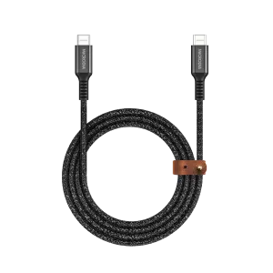 MICRODIA ExeCable™ Tweed PD100W USB-C to USB-C Charge & Sync Cable