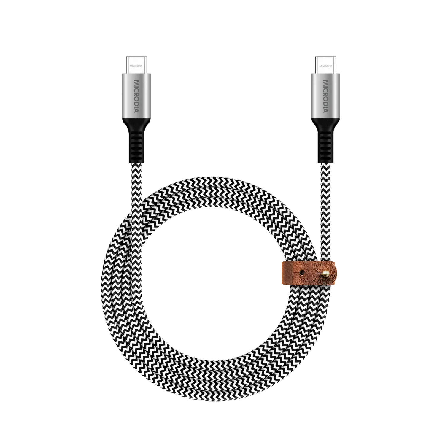 MICRODIA ExeCable™ Tweed PD100W USB-C to USB-C Charge & Sync Cable