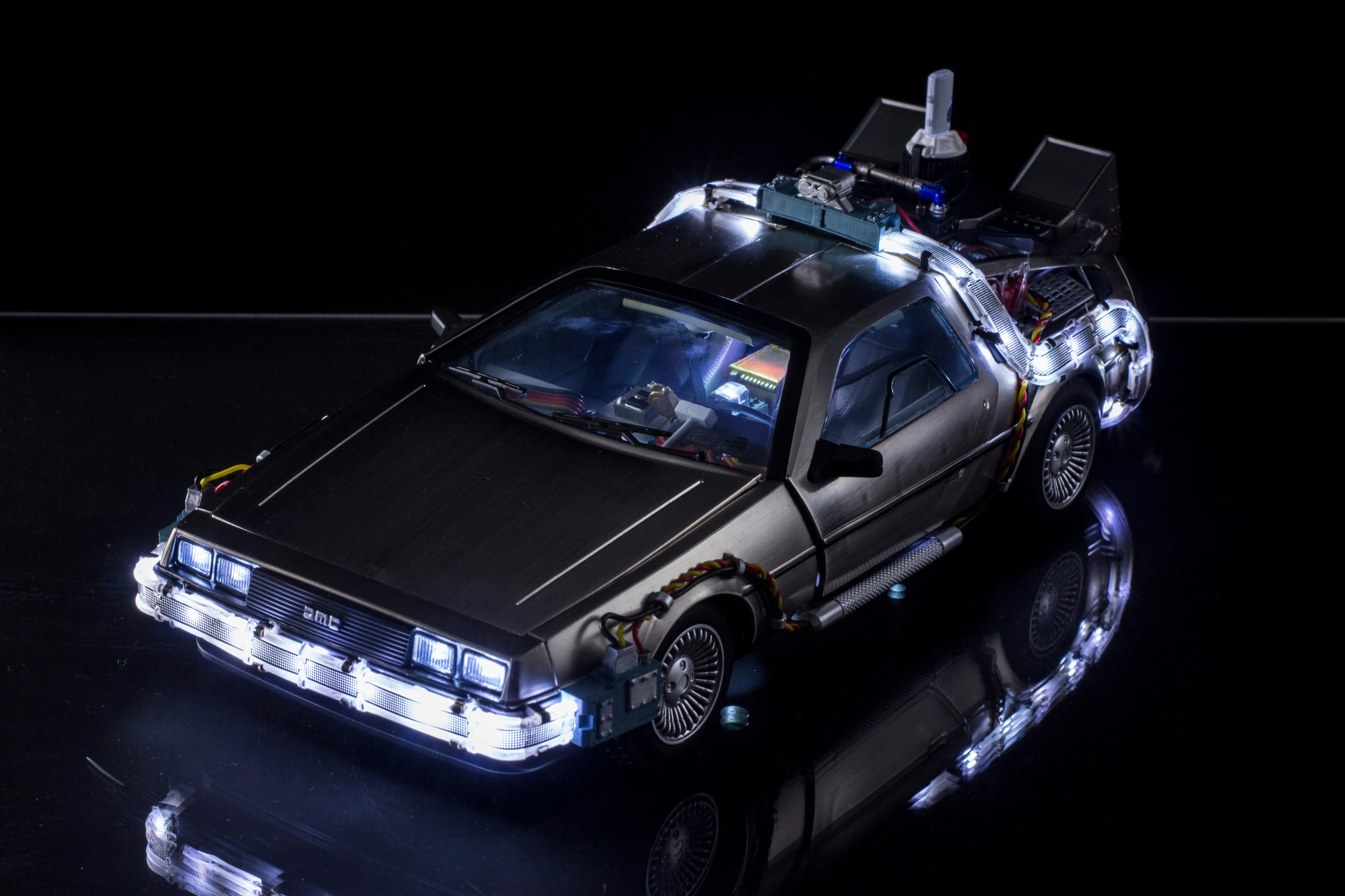 ML02, 1/20 DeLorean Time Machine, Magnetic Levitating Version, Back To The Future Part II