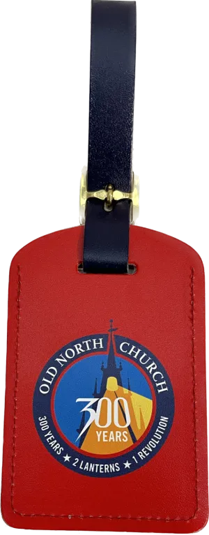 Old North Anniversary Luggage Tag