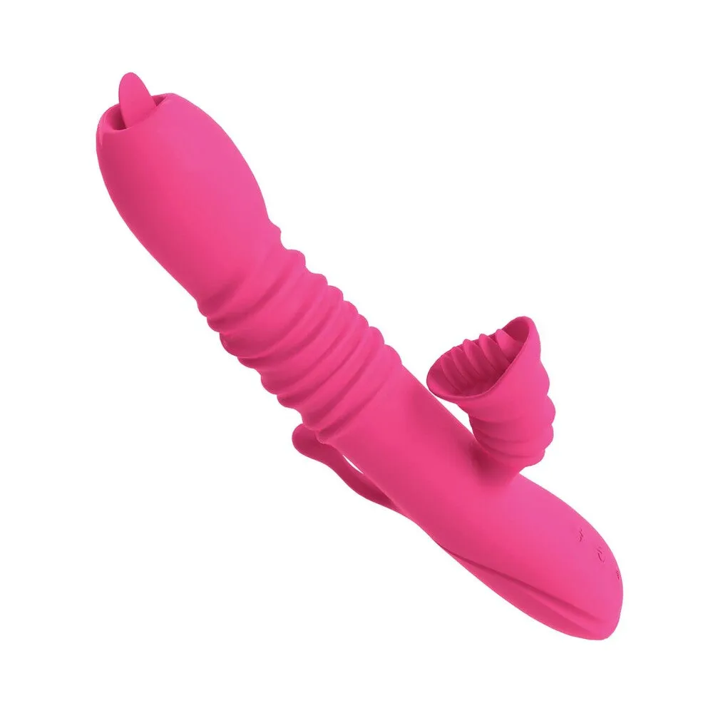 Passion Dual Massager Heat Up Dual Stimulator Pink