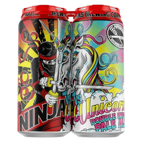 PIPEWORKS NINJA VS UNICORN DOUBLE IPA