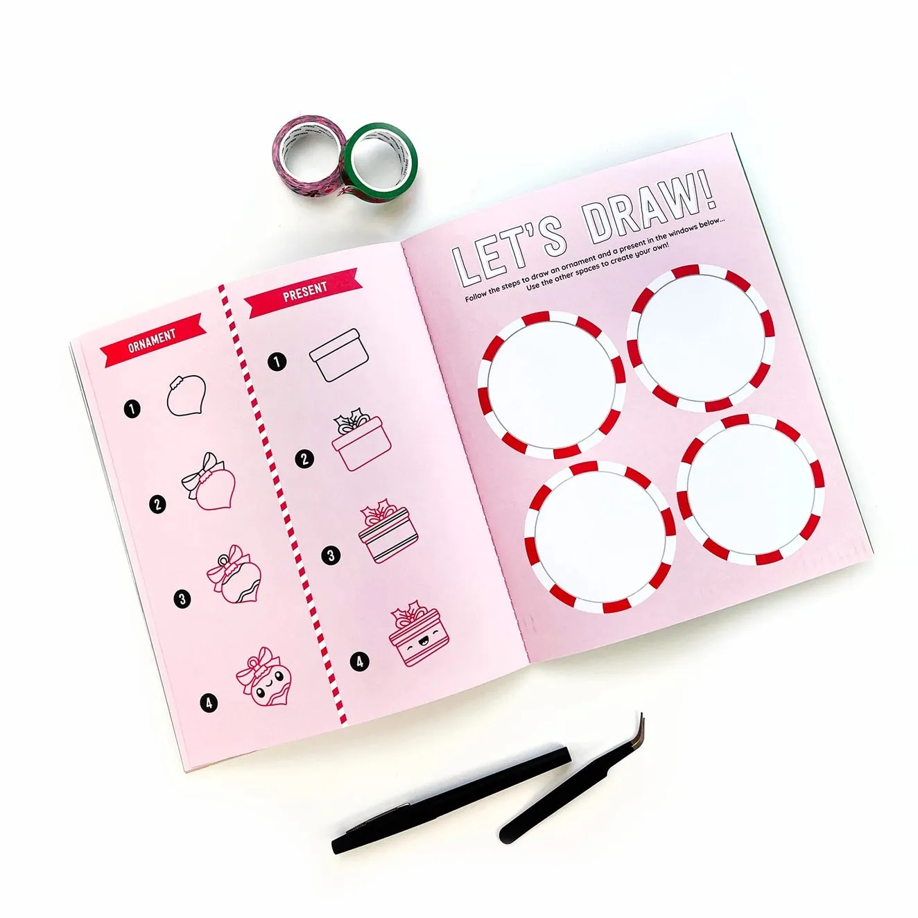 Pipsticks - Draw-Along Christmas Sticker Book