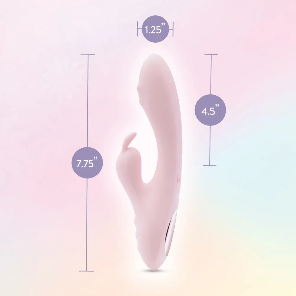 Play With Me By Blush® | Fairy Flutter - 7.75 Inch G Spot Clitoral Rabbit - 10 Dual Vibrations - 360° Massaging - Silicone - Pink