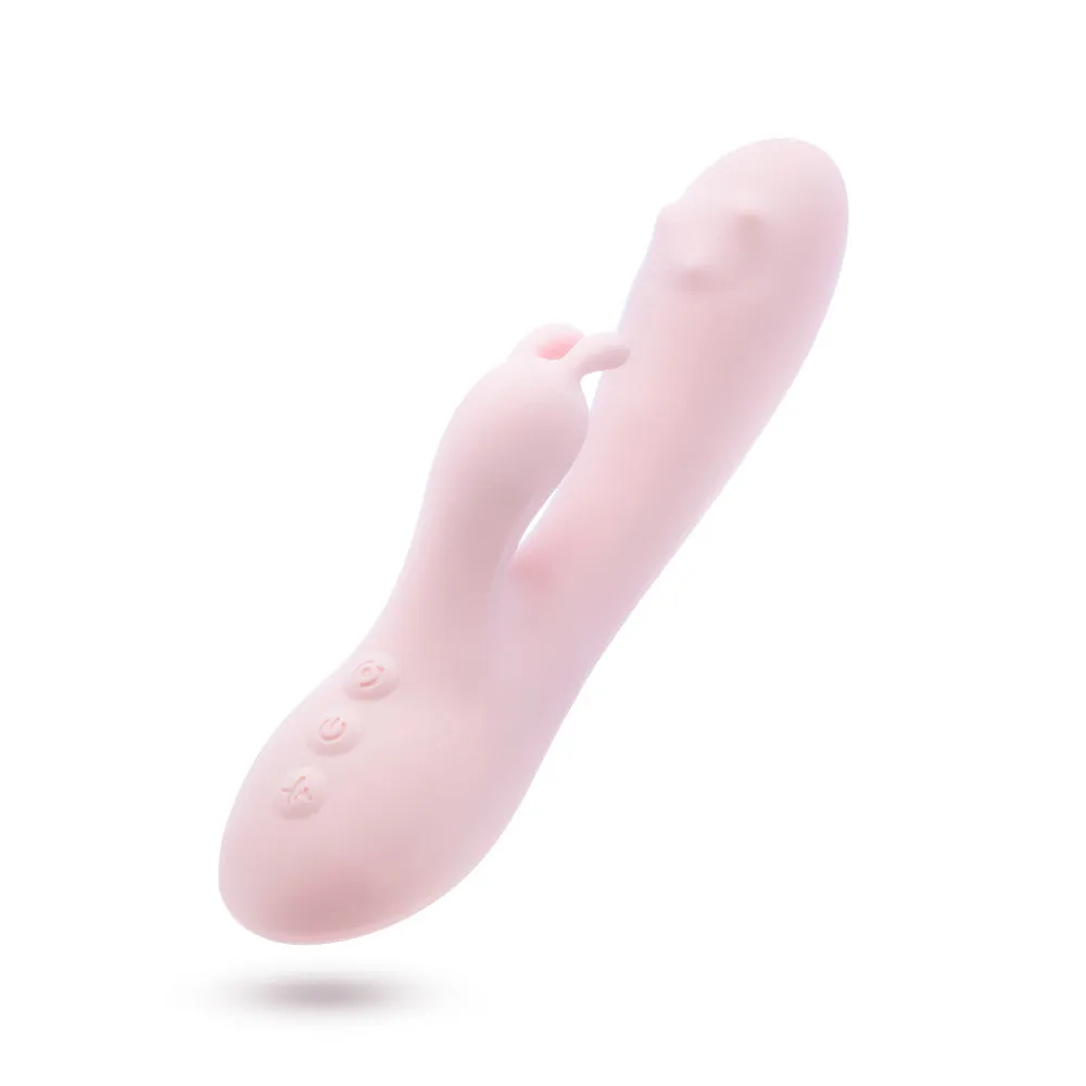 Play With Me By Blush® | Fairy Flutter - 7.75 Inch G Spot Clitoral Rabbit - 10 Dual Vibrations - 360° Massaging - Silicone - Pink