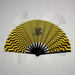 Printed Trippy Dance Floor Fan