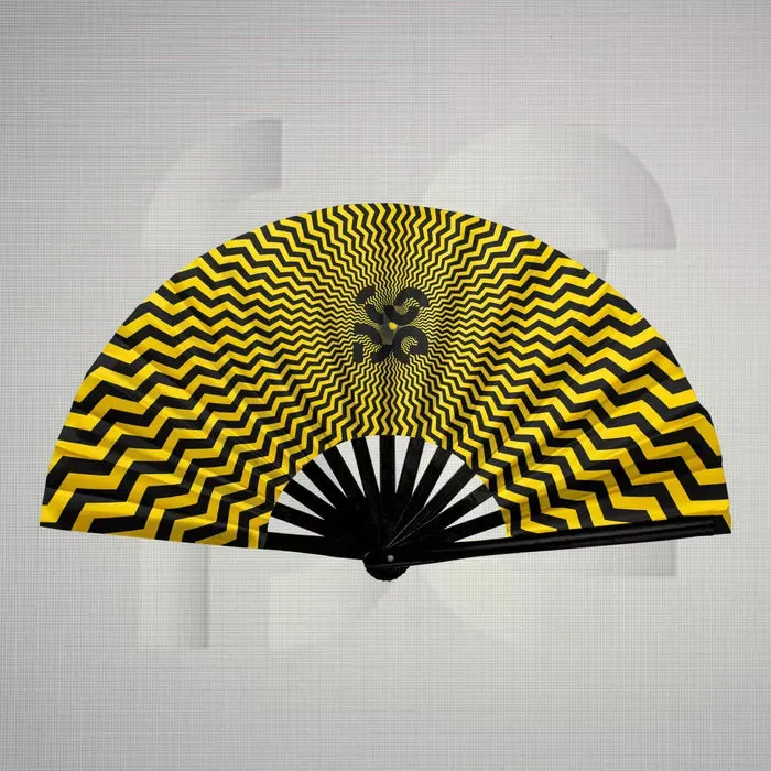 Printed Trippy Dance Floor Fan