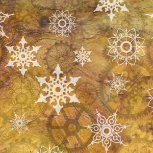 QT Fabrics-28905-S Steampunk Christmas-Gears