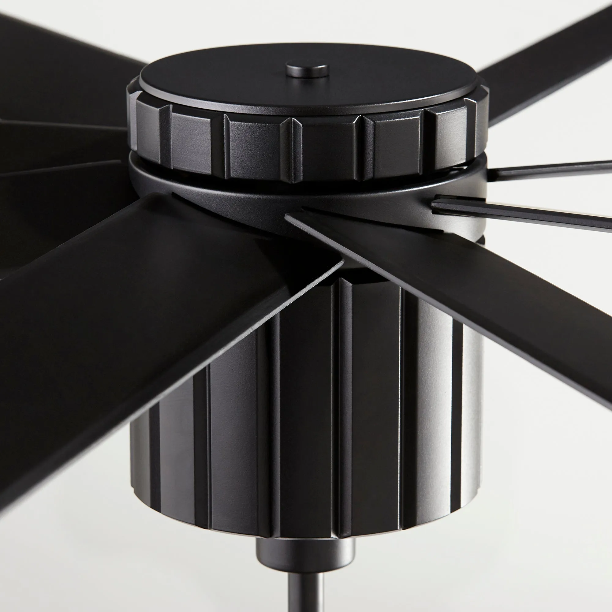 Quorum Proxima 96728-69 Ceiling Fan 72 Inch 8 Blade - Textured Black