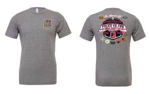 "Cleveland Police - Fire Hockey Shirts" on Gray