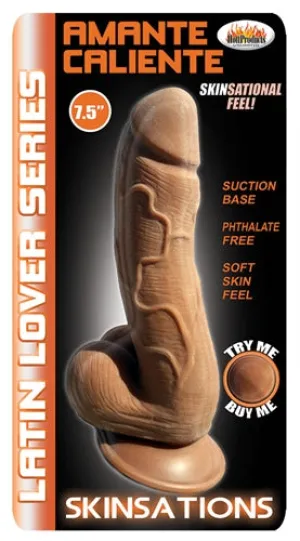 "Latin Lover" 7.5 Inch Realistic Dildo with Suction Cup