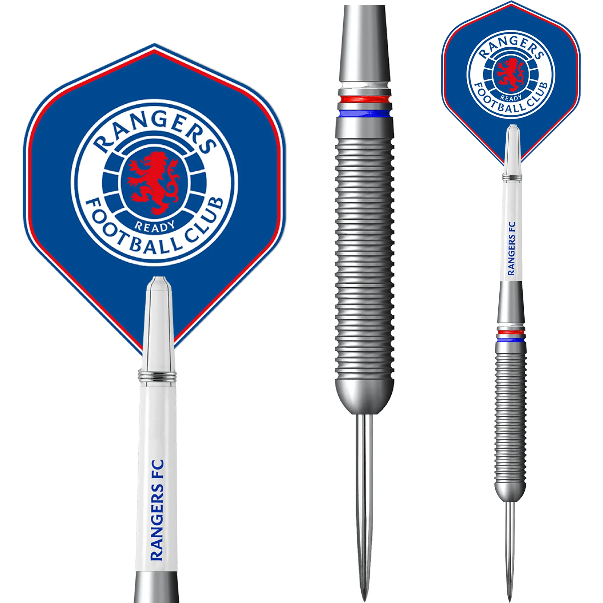 Rangers FC Darts - Steel Tip Brass - Official Licensed - RFC - 22g