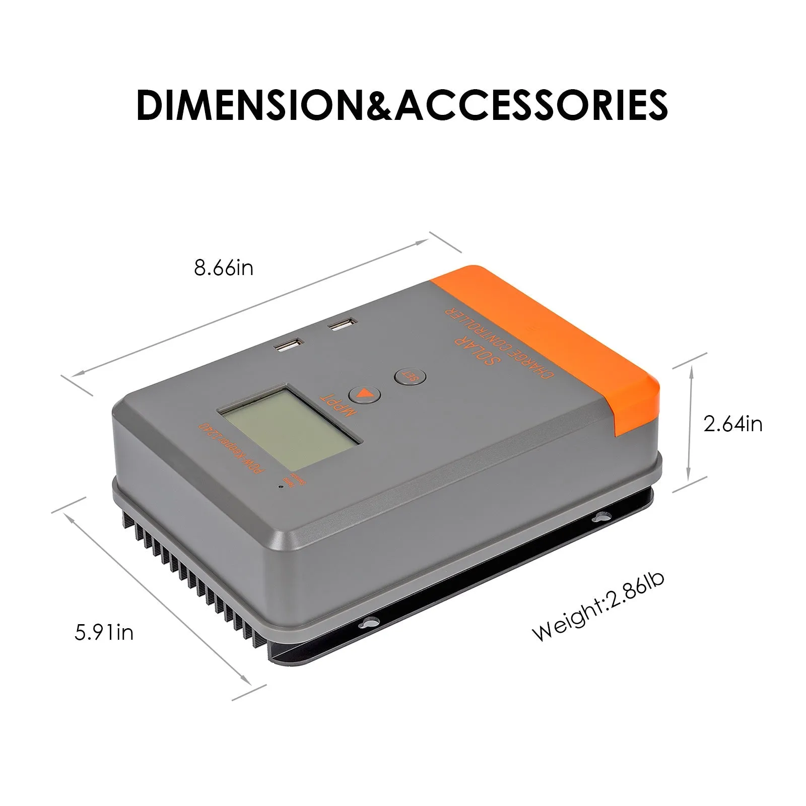 ROCKSOLAR 20A MPPT Solar Charge Controller