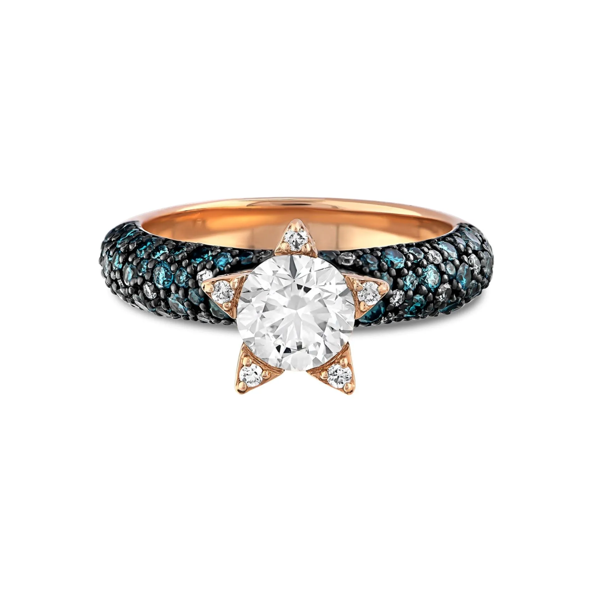 SIRIUS STAR BLUE DIAMOND RING