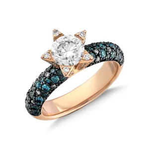 SIRIUS STAR BLUE DIAMOND RING