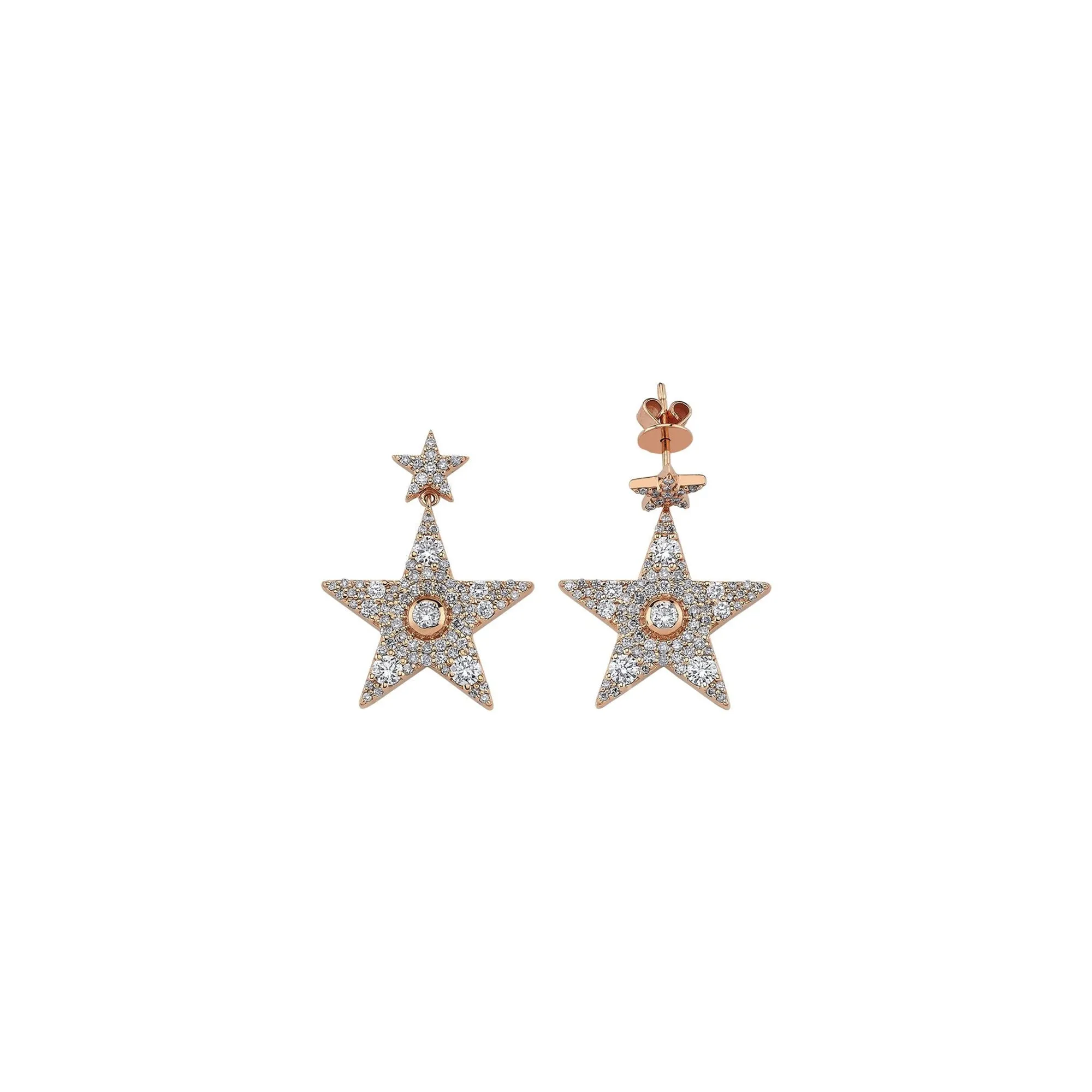 SIRIUS STAR DIAMOND EARRING