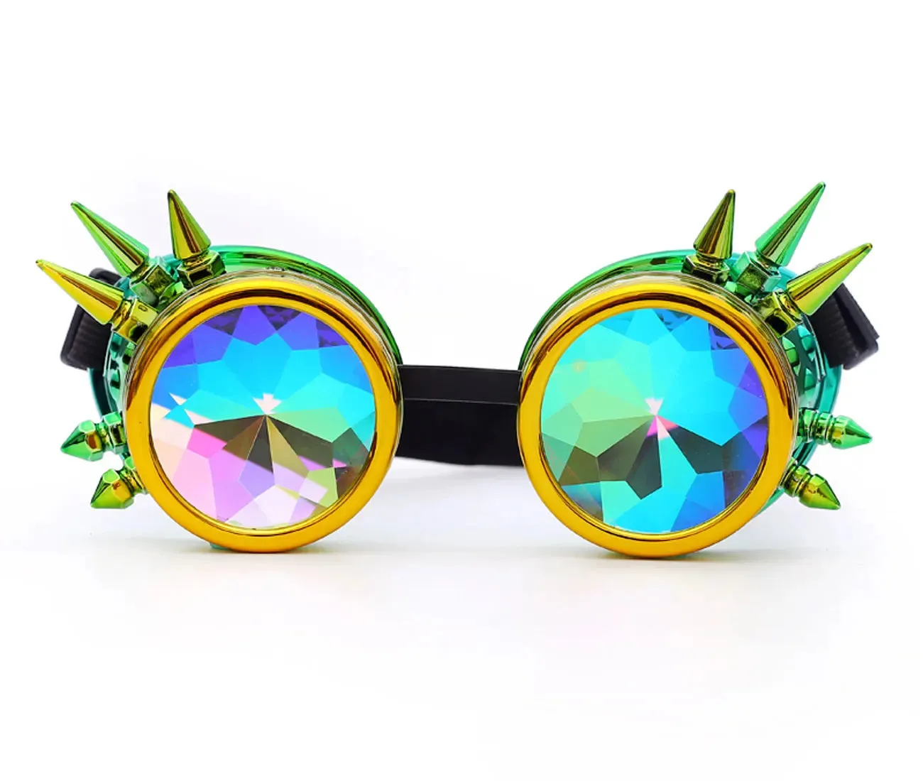 Spike Kaleidoscope Rainbow Goggles