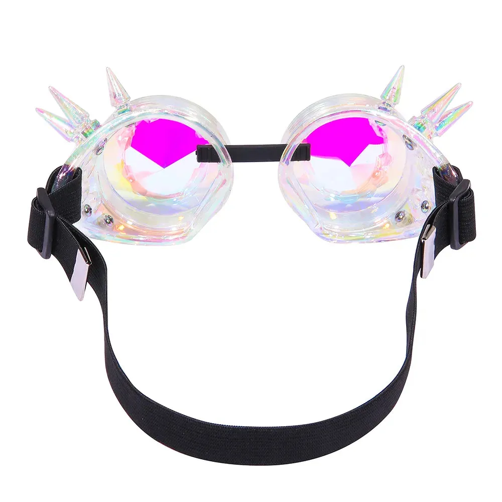 Spike Kaleidoscope Rainbow Goggles