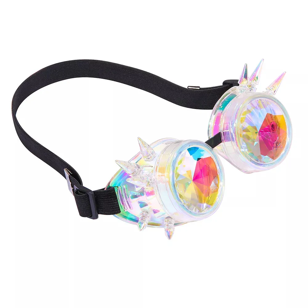 Spike Kaleidoscope Rainbow Goggles