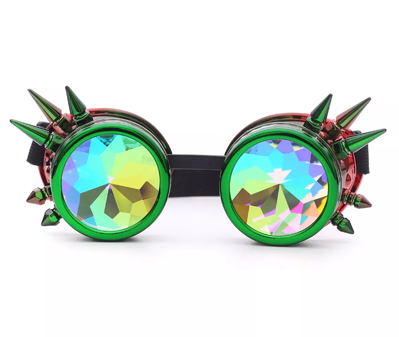 Spike Kaleidoscope Rainbow Goggles