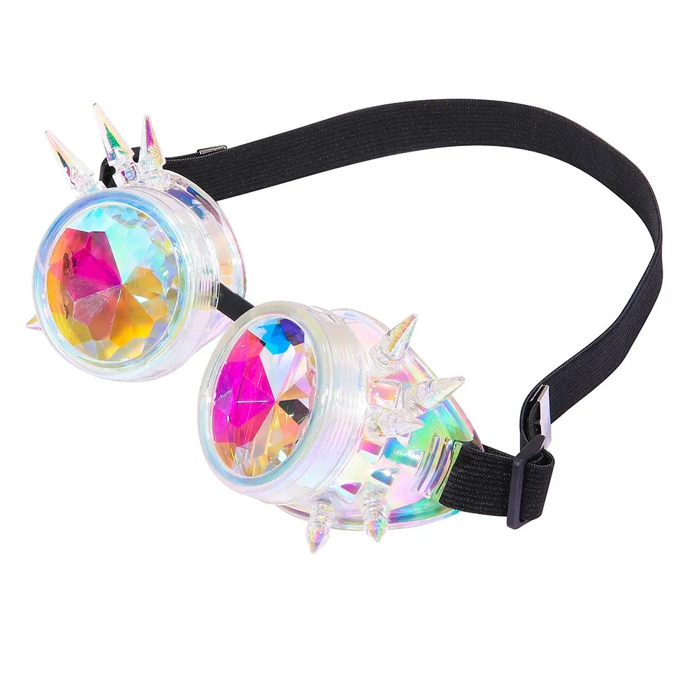 Spike Kaleidoscope Rainbow Goggles