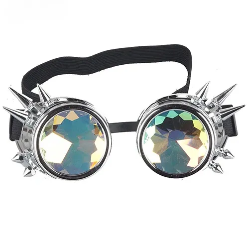 Spike Kaleidoscope Rainbow Goggles