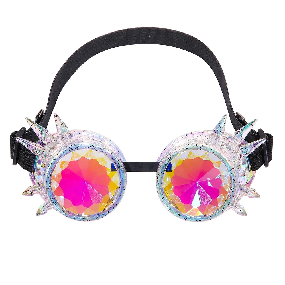 Spike Kaleidoscope Rainbow Goggles