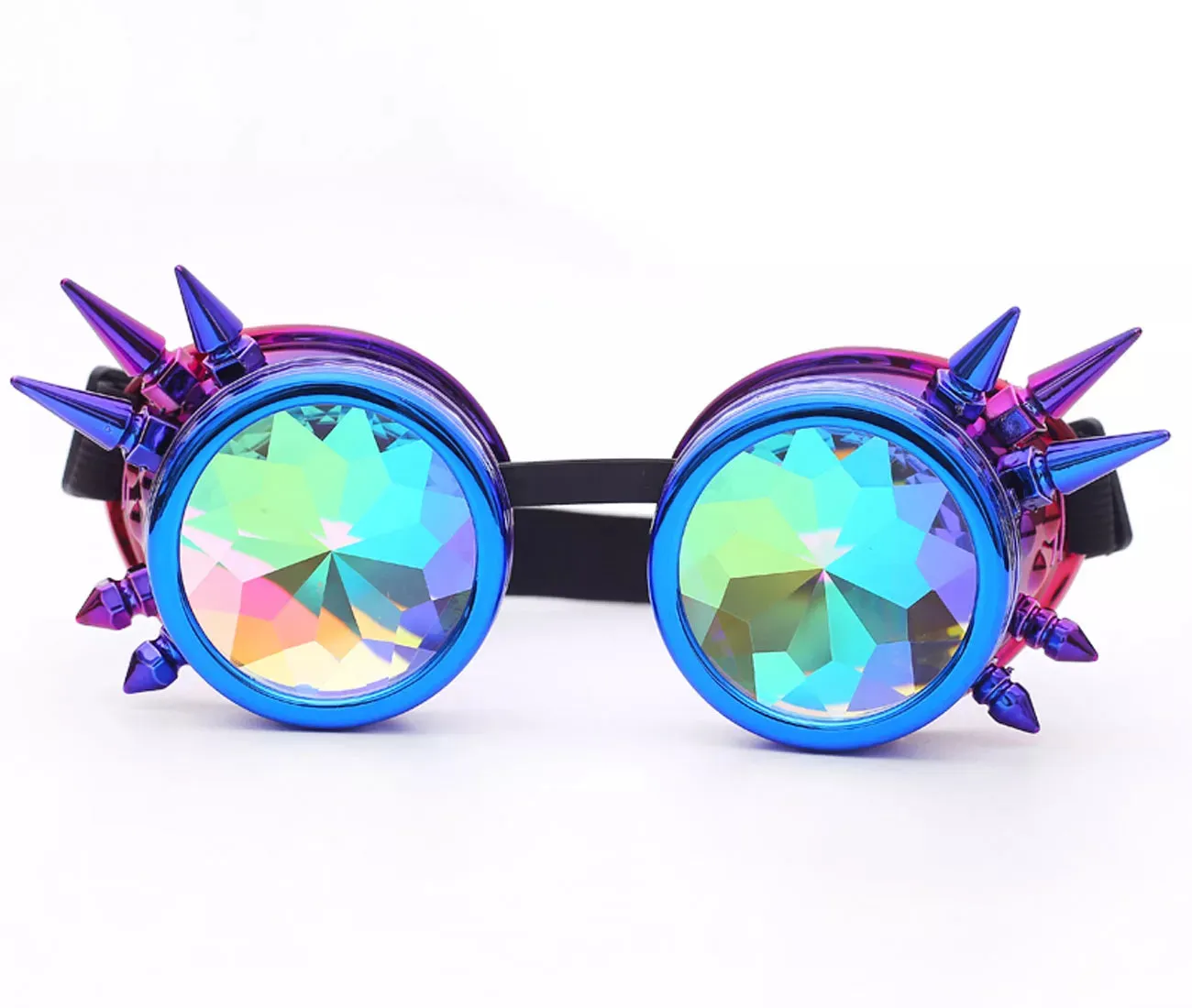 Spike Kaleidoscope Rainbow Goggles