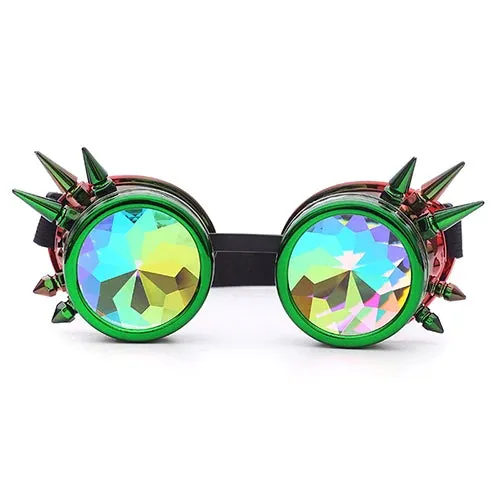 Spike Kaleidoscope Rainbow Goggles