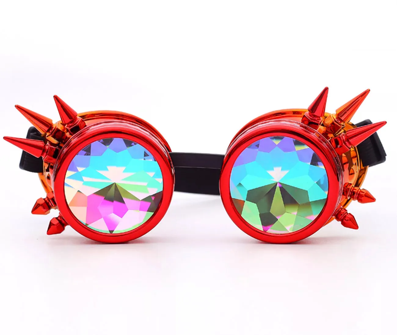 Spike Kaleidoscope Rainbow Goggles