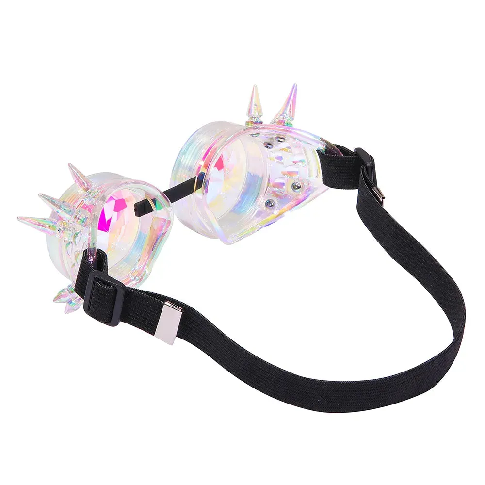 Spike Kaleidoscope Rainbow Goggles