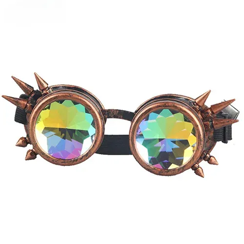 Spike Kaleidoscope Rainbow Goggles