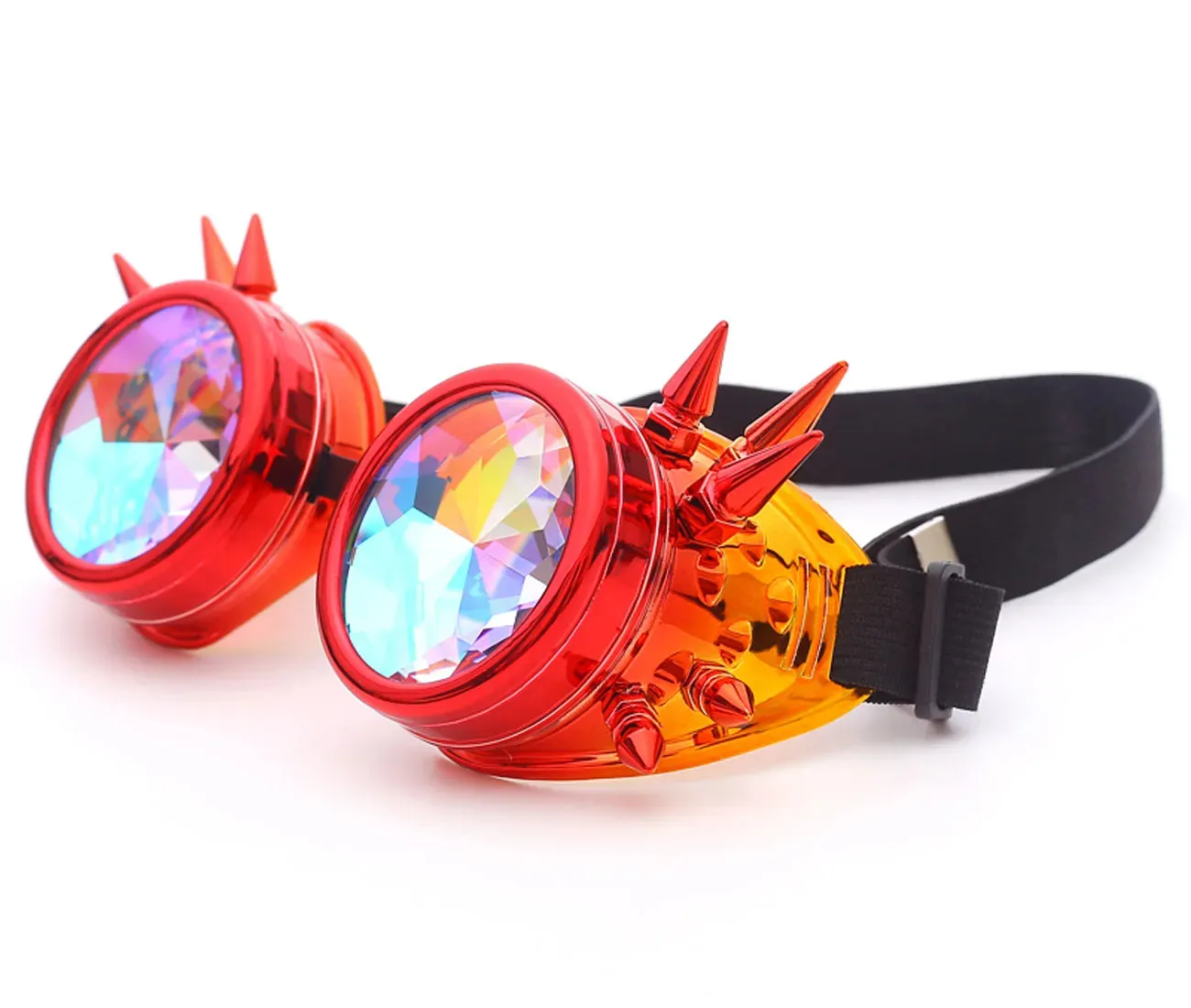 Spike Kaleidoscope Rainbow Goggles