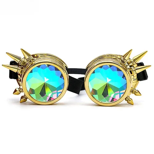 Spike Kaleidoscope Rainbow Goggles