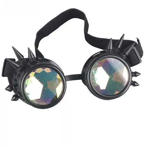 Spike Kaleidoscope Rainbow Goggles