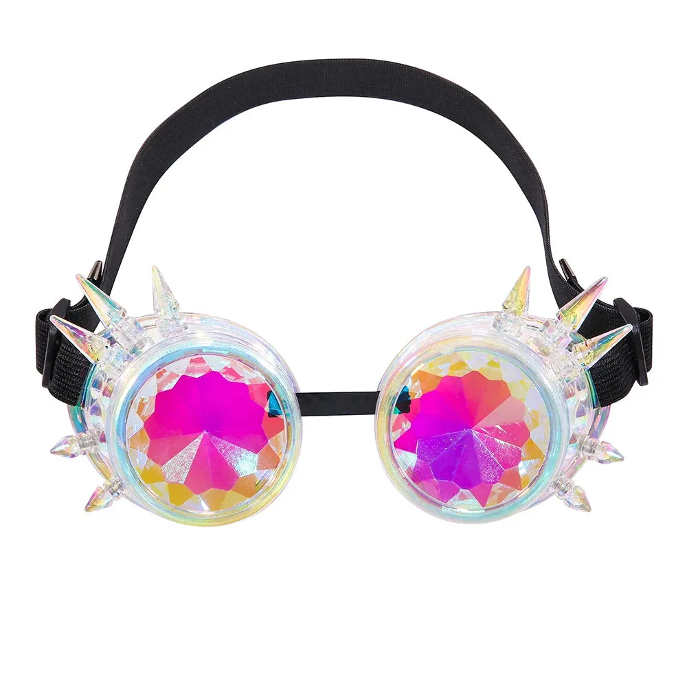 Spike Kaleidoscope Rainbow Goggles