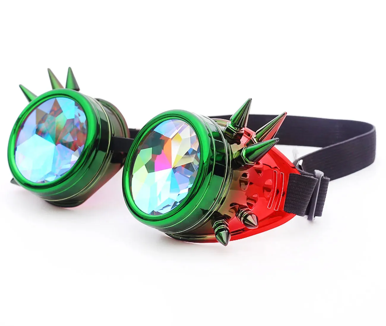 Spike Kaleidoscope Rainbow Goggles