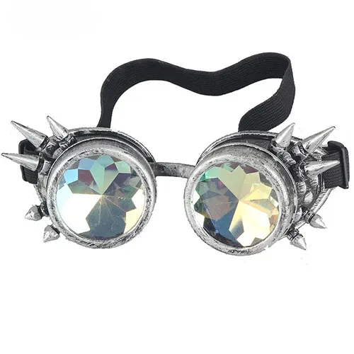 Spike Kaleidoscope Rainbow Goggles