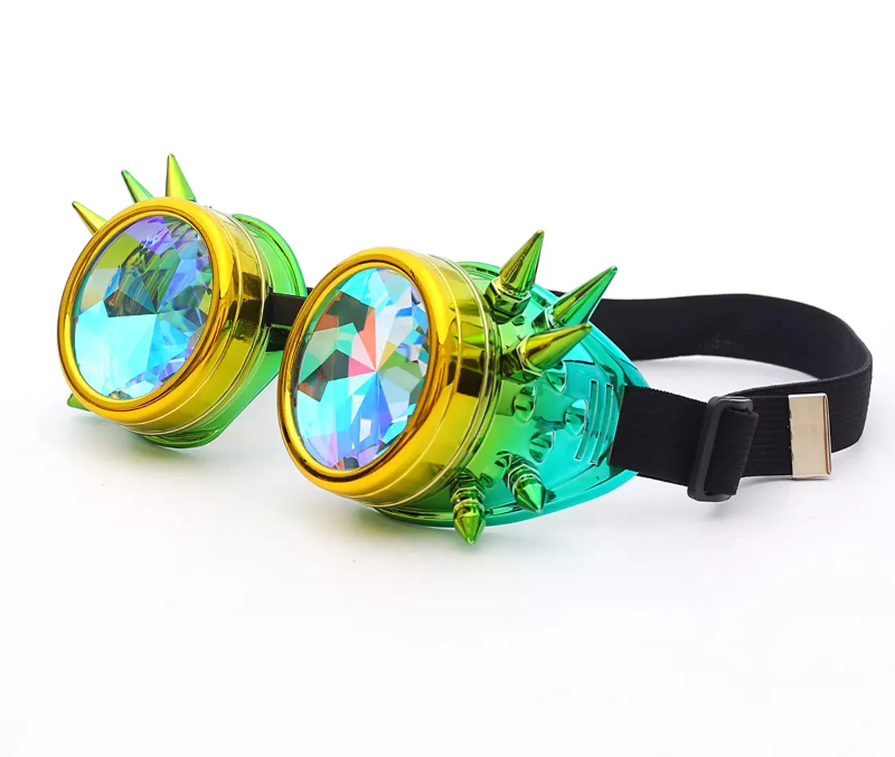 Spike Kaleidoscope Rainbow Goggles