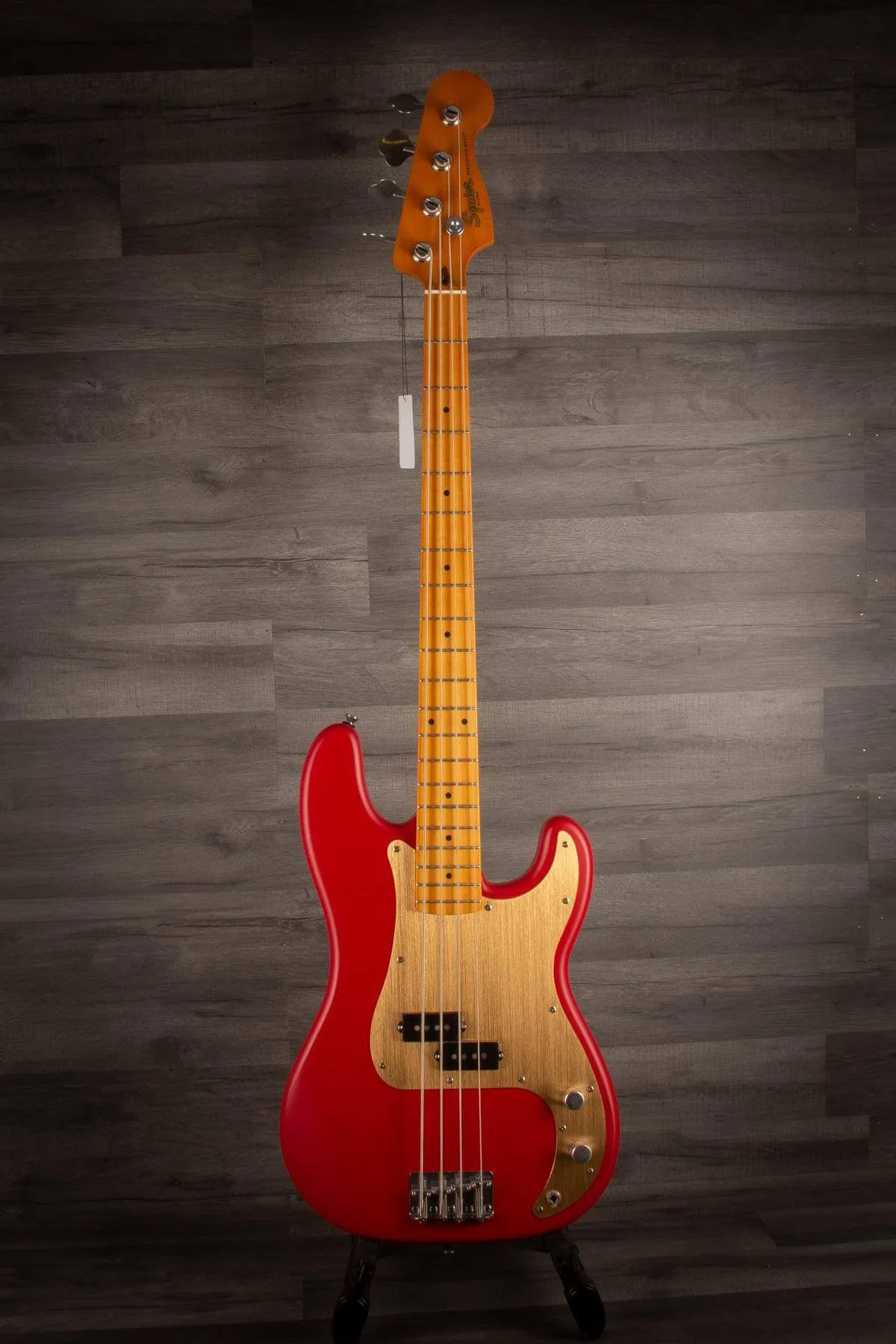 Squier 40th Anniversary P Bass Guitar - Vintage Edition Dakota Red