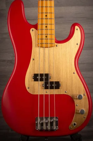 Squier 40th Anniversary P Bass Guitar - Vintage Edition Dakota Red