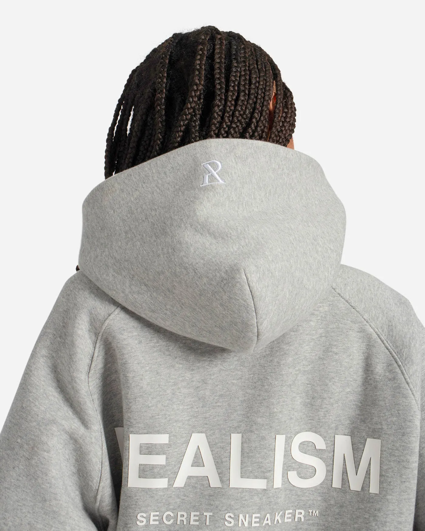 SSS REALISM RADIANT ZIP HOODIE GREY MARLE