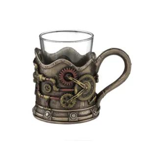 Steampunk Gears Shot Glass